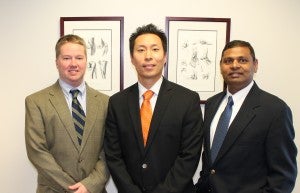 Drs. Joe Park (Division Head), M. Truitt Cooper, and Venkat Perumal