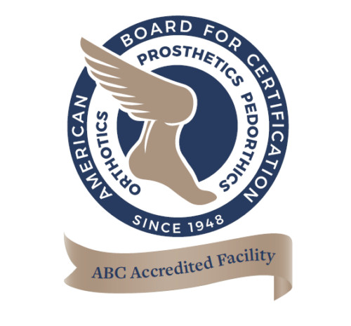 American Board Certification Seal for Prosthetics and Orthotics, ABC Accredited Facility