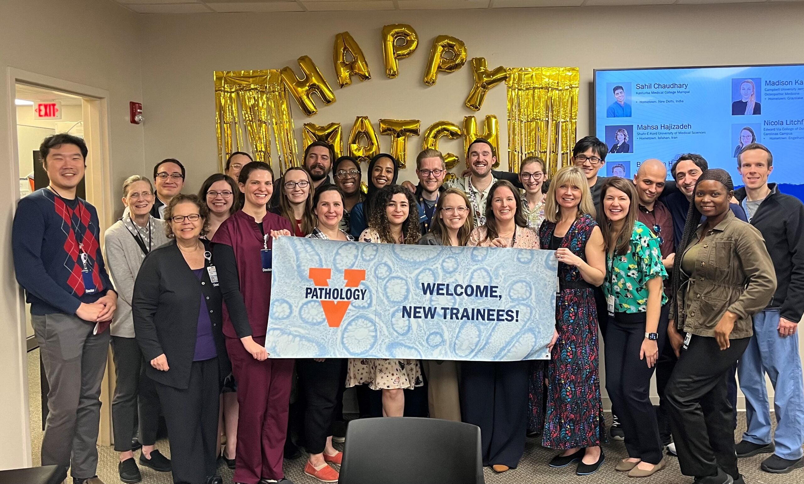 UVA Pathology Residents and Faculty