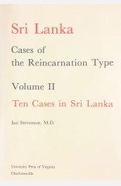 Cases of the Reincarnation Type, Vol. II, 10 Cases in Sri Lanka book cover 2022