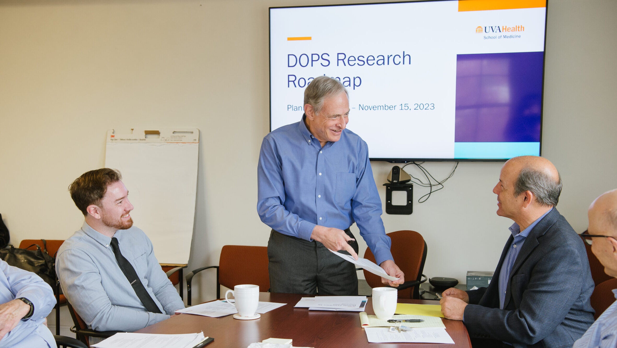 research meeting at DOPS