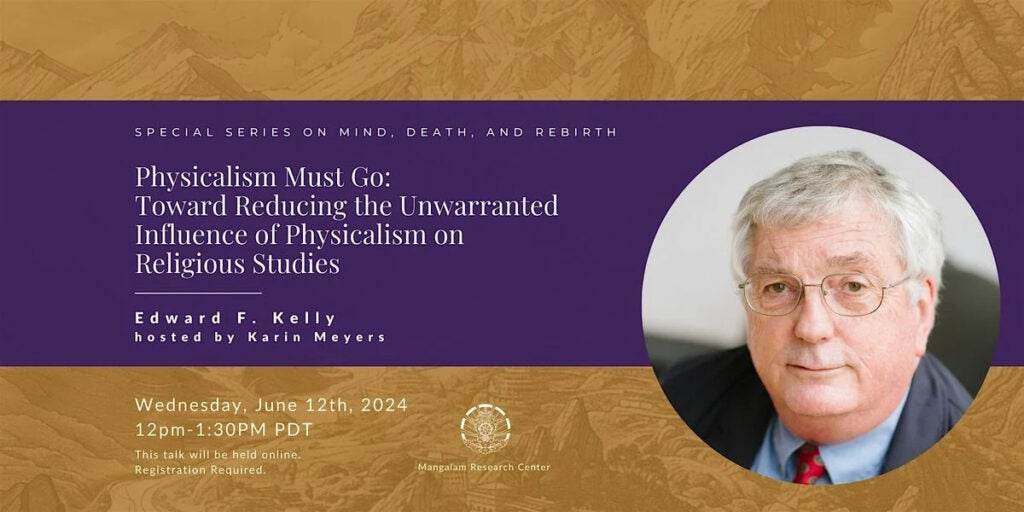 Ed Kelly talk at Mangalam Research Center