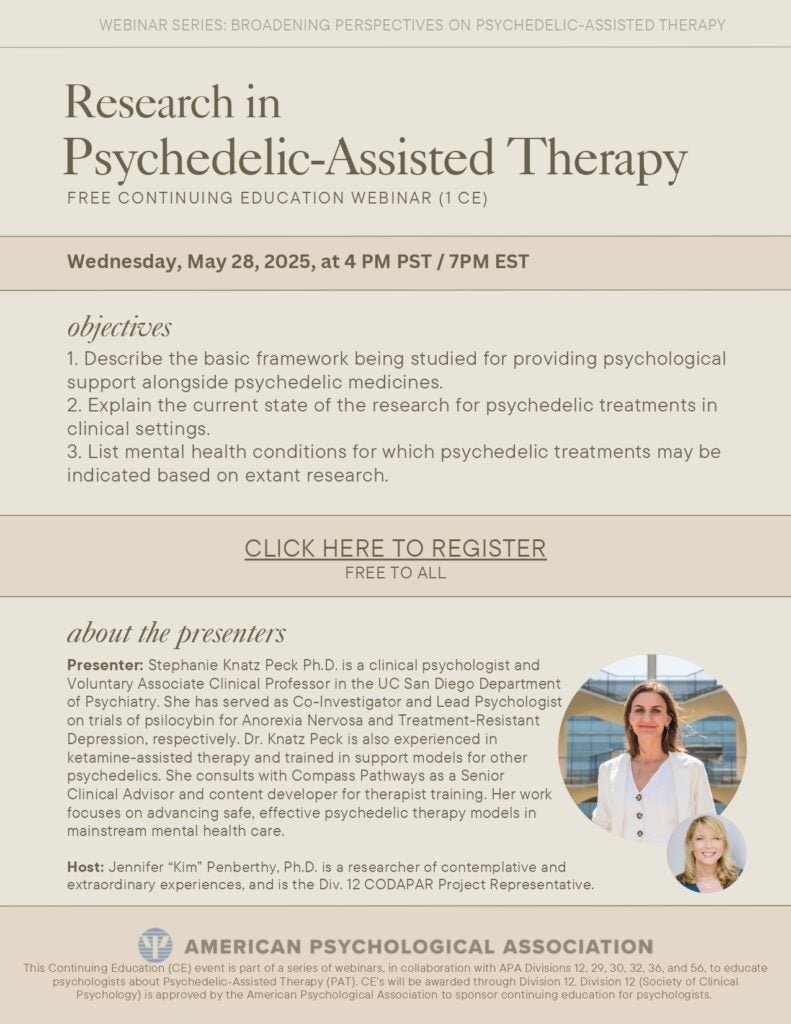 CODAPAR Webinar - May 2025 - Kim Penberthy