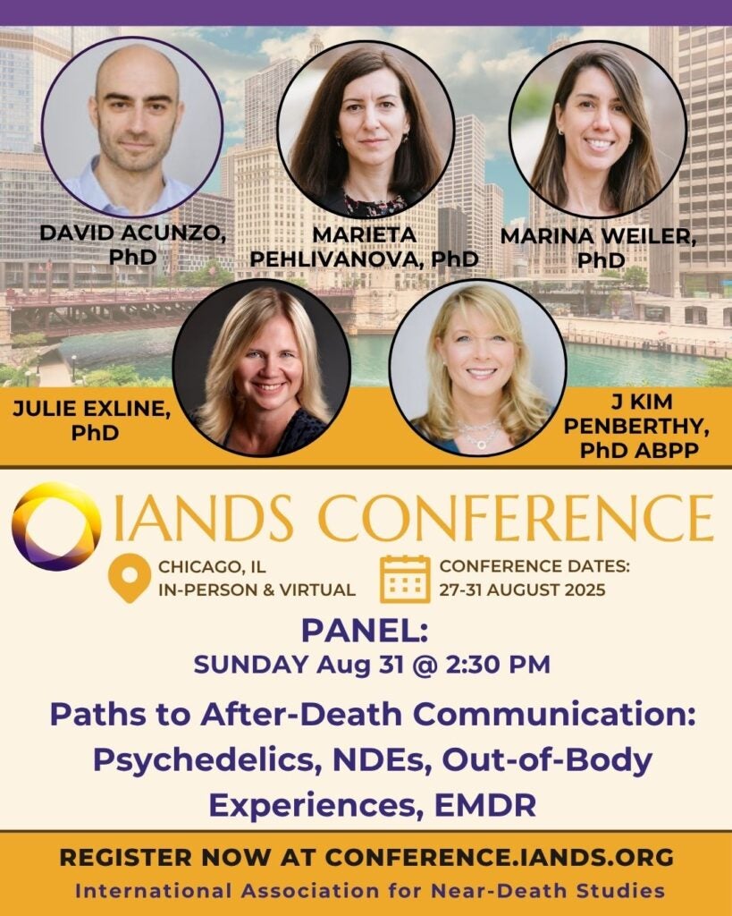 IANDS 2025, Lecture with Acuzno, Exline, Pehlivanova, Penberthy, Weiler - Panel