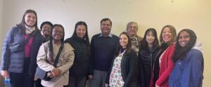 Students and mentors in South Africa