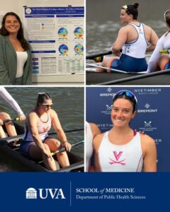 Collage photos of UVA Rowers.