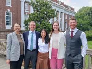 5 members of the Consultation Liaison Psychiatry Fellowship Fellowship - Drs. Dietrich, Smith, Kher, Stewart, and Rosen
