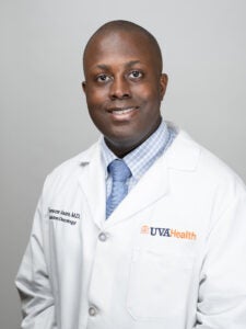 Radiation Oncology resident, Ebenzer Asare, MD