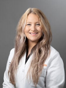 Radiation Oncology resident, Emily Nesbit, MD