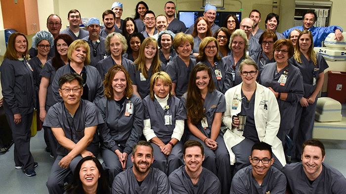 UVA interventional radiology team photo