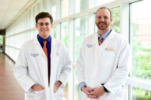 2019-20 Chief Resident Dr. Timothy Bender and Dr. Joshua Knight