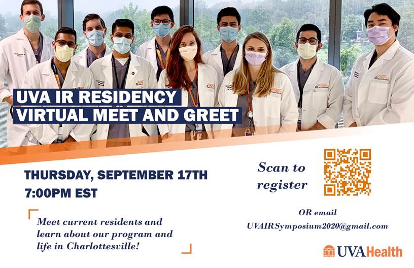 Uva Interventional Radiology Residency Virtual Meet And Greet