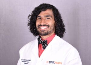 UVA Radiology resident Xavier Mohammed
