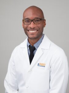 Dr. Taison Bell, MD, assistant professor of medicine, director of the ICU, and a UVA Radiology Keynote lecturer