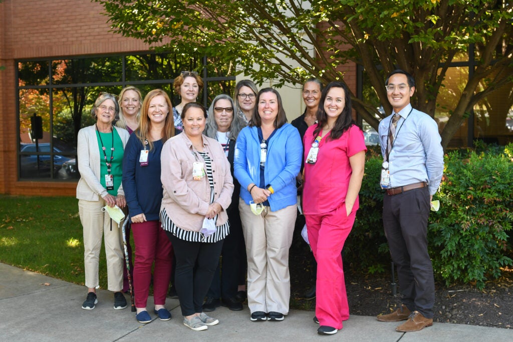 The UVA Breast Care Center mammography team