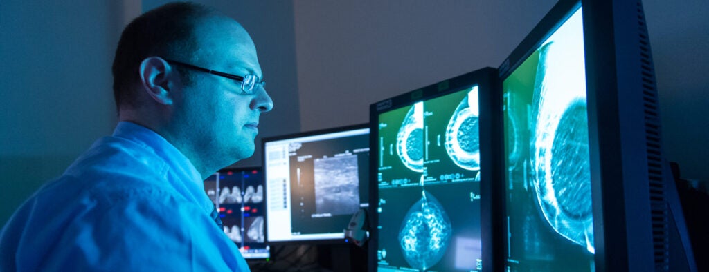 UVA Radiology Breast Imaging workstation