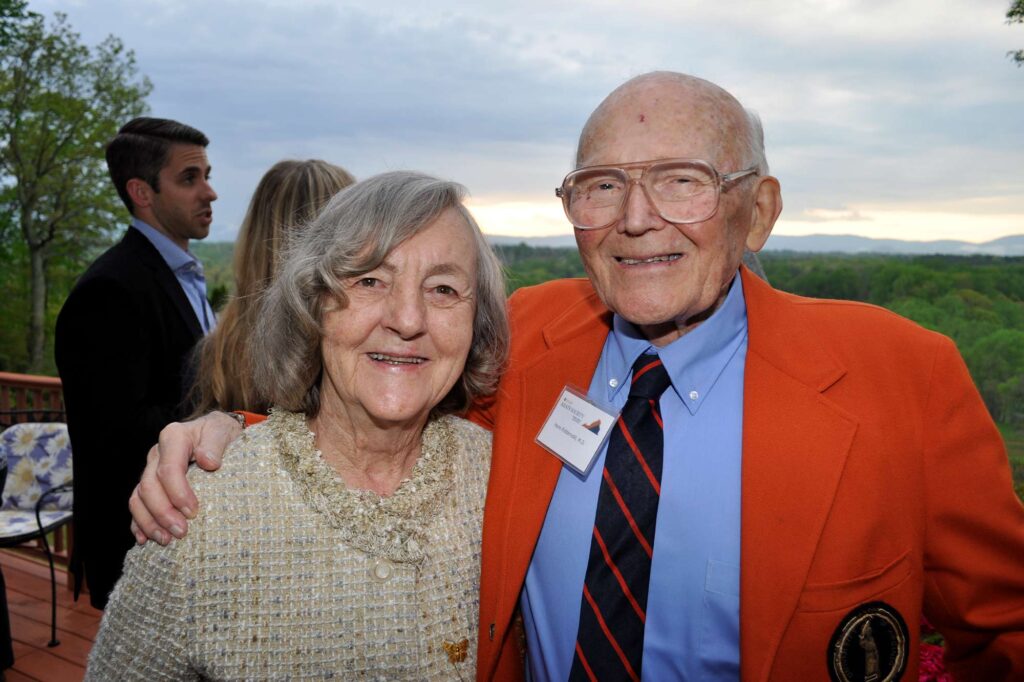 former UVA Radiology professor Dr. Hans Riddervold and his wife, Anna Greta