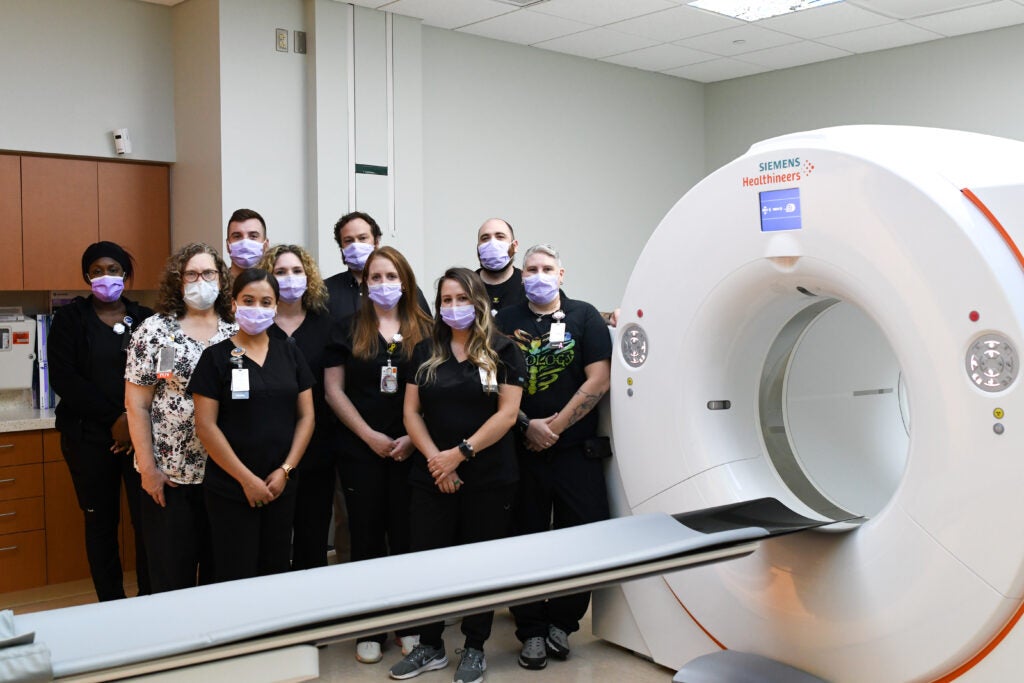 UVA Division of Nuclear Medicine and Molecular Imaging technologists and nurse