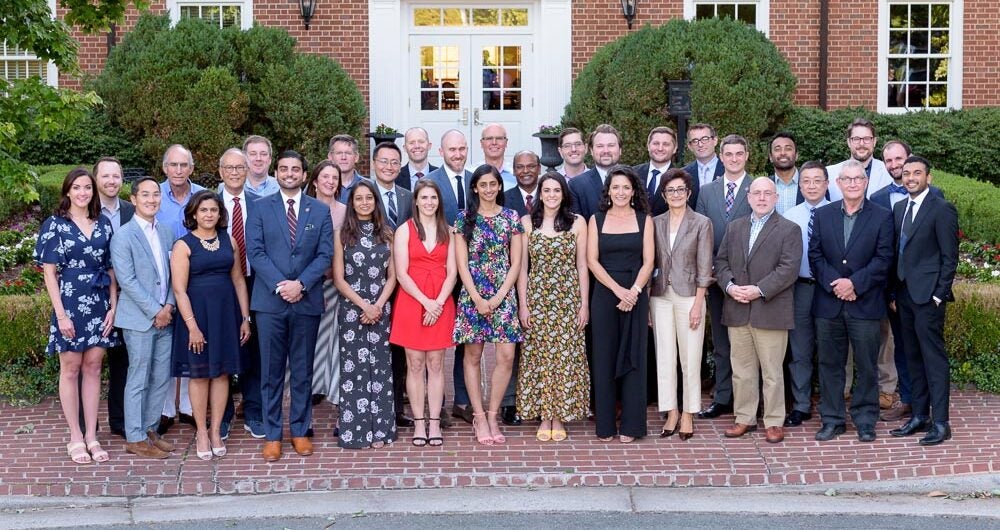 UVA Radiology residents and faculty pose for a photo at the 2022 resident graduation event