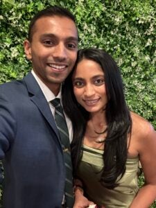Sunny Murthy selfie with partner