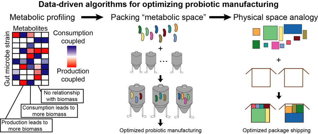 data driven algorithms for optimizing probiotic manufacturing