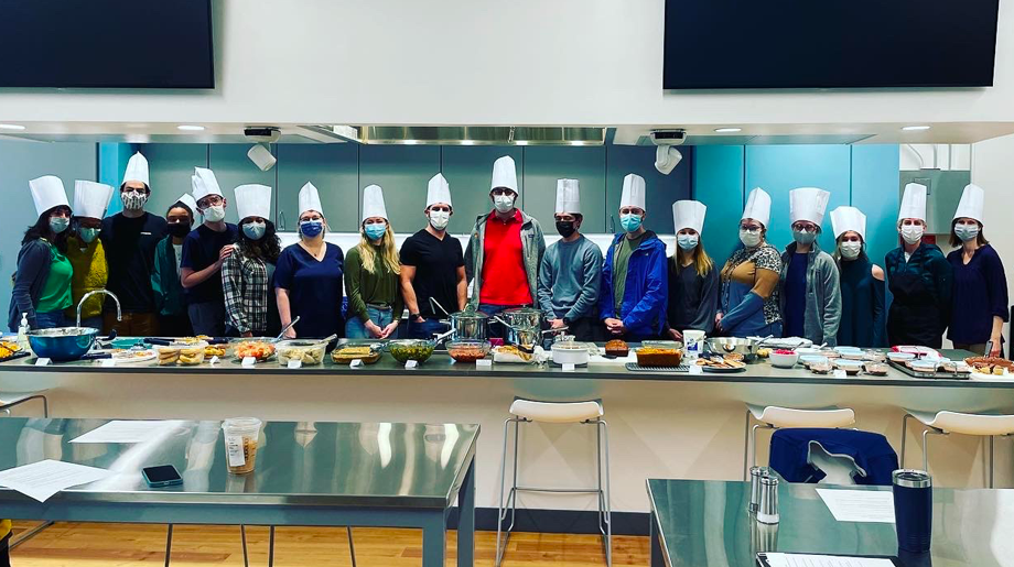 UVA Medical students collaborate in Wellness cooking programs to develop healthy eating habits and understanding of foods’ importance in wellbeing for themselves and their patients.