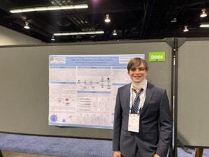 Jacob Schlamowitz (SRIP'22) presented his SRIP research at the 2022 ABRCMS Conference in Anaheim, CA.