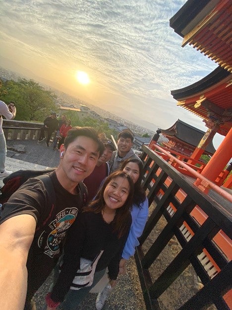 Michael Lin on a trip