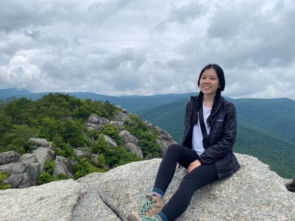 janet yan on hike