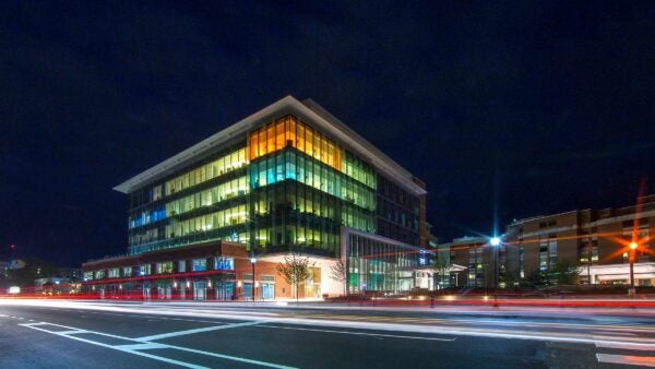 UVA Children's Hospital at Night