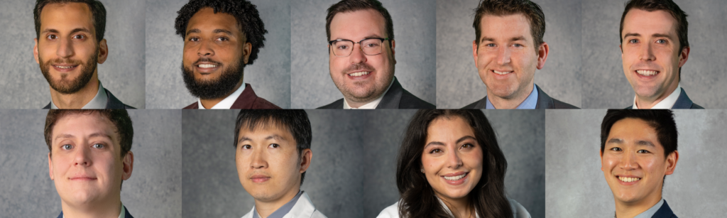 Resident and fellow portraits