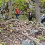 students hiking 11