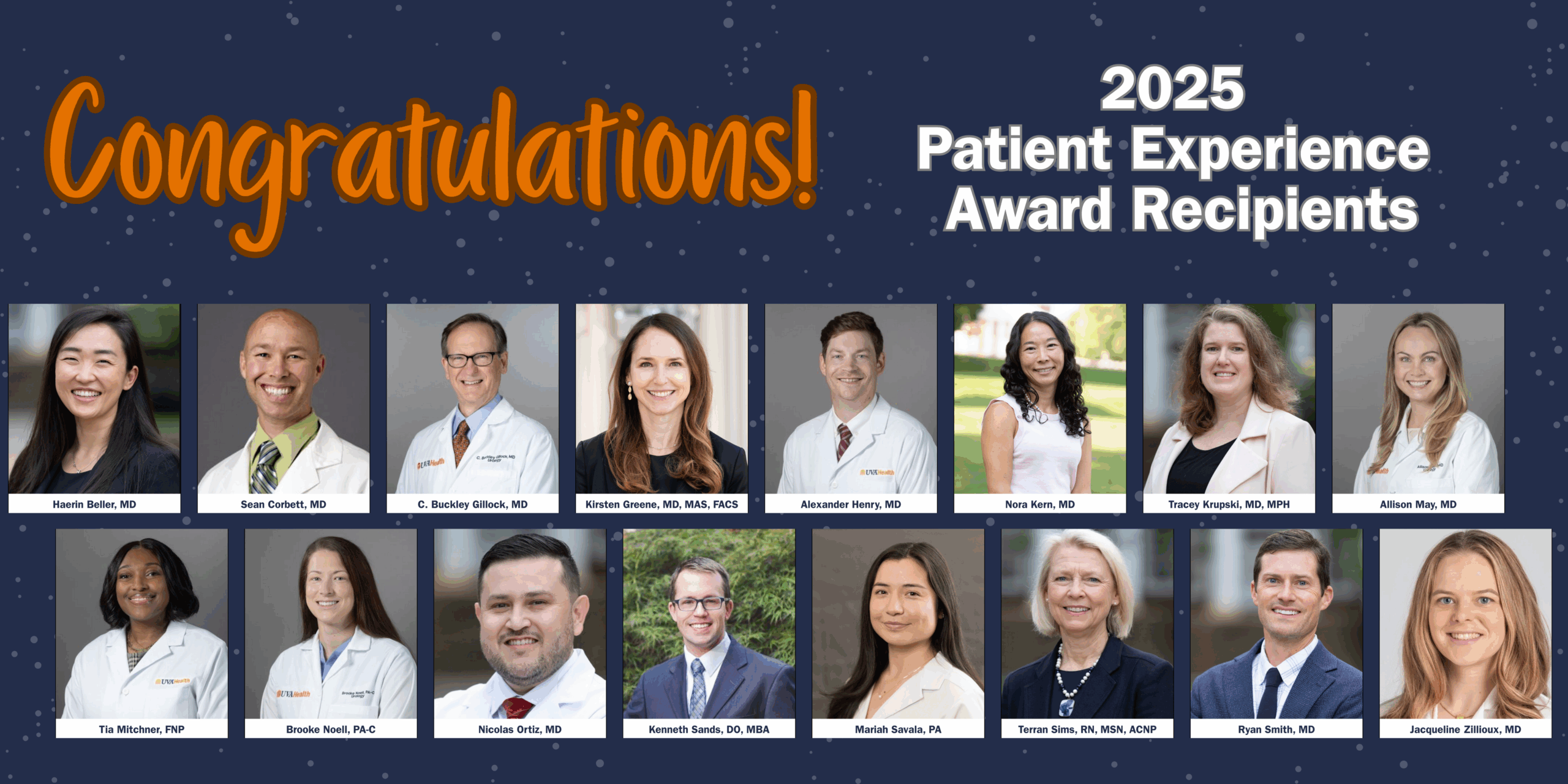 2025 Patient Experience Award Banner