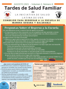 Boletín Informativo Agosto 2021