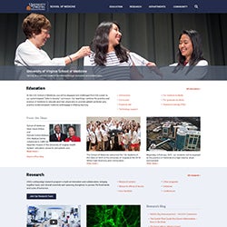 sample design for SOM website home page