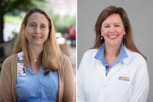 Photo: UVA’s Licensing & Ventures Group has honored our Rebecca Dillingham, MD, and Karen Ingersoll, PhD, as the 2020 Edlich-Henderson Innovators of the Year for creating an app to help people living with HIV.
