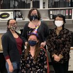 four female members of the wang lab